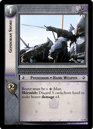 Gondorian Sword (7U98) Card Image