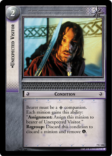 Unexpected Visitor (7U126) Card Image
