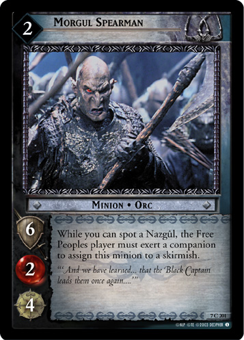 Morgul Spearman (7C201) Card Image