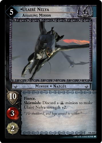 Ulaire Nelya, Assailing Minion (7R215) Card Image