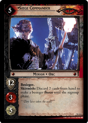 Siege Commander (7R311) Card Image