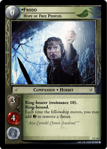 Frodo, Hope of Free Peoples (7C317) Card Image