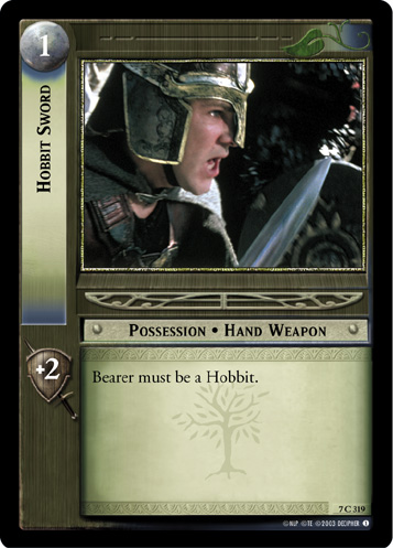 Hobbit Sword (7C319) Card Image