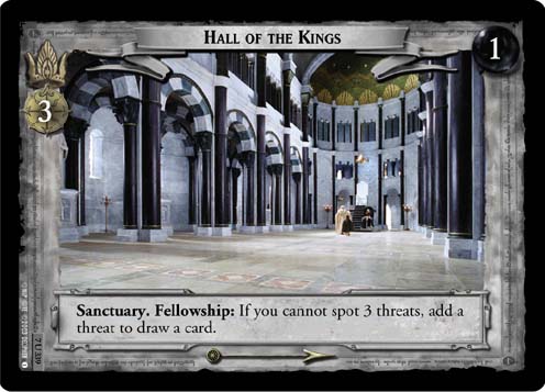 Lord Of The Rings CCG Card RotK 7.U339 Hall Of The Kings