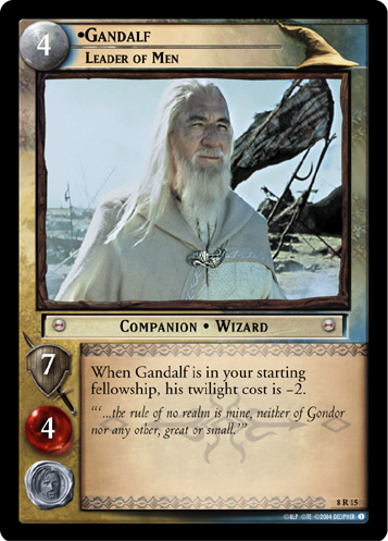 Gandalf, Leader of Men (8R15) Card Image