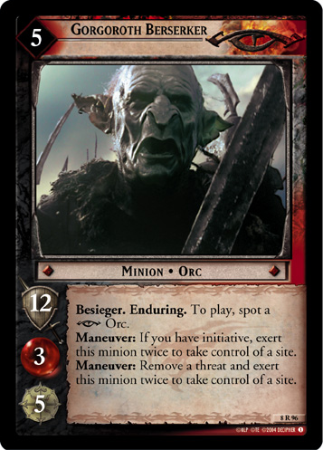Gorgoroth Berserker (8R96) Card Image