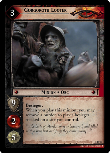 Gorgoroth Looter (8U98) Card Image