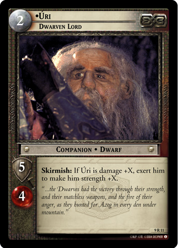 Uri, Dwarven Lord (9R11) Card Image