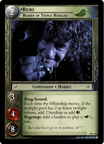 Bilbo, Bearer of Things Burgled (9R+49) Card Image