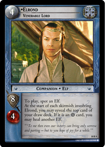 Elrond, Venerable Lord (10R9) Card Image