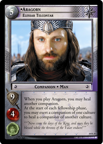 Aragorn, Elessar Telcontar (10R25) Card Image