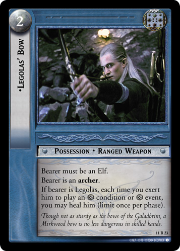 Legolas' Bow (11R23) Card Image