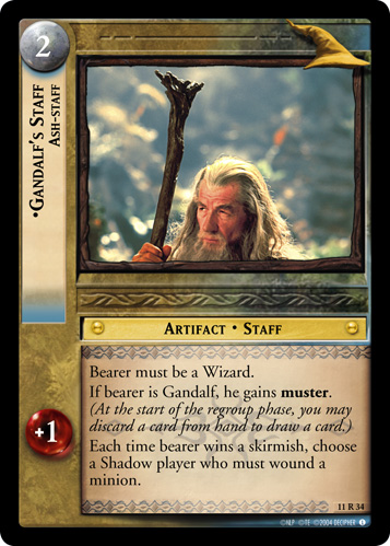 Gandalf's Staff, Ash-Staff (11R34) Card Image