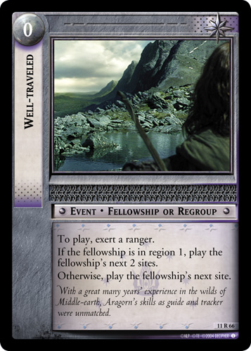 Well-traveled (11R66) Card Image