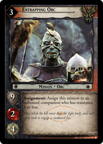 Entrapping Orc (11C120) Card Image