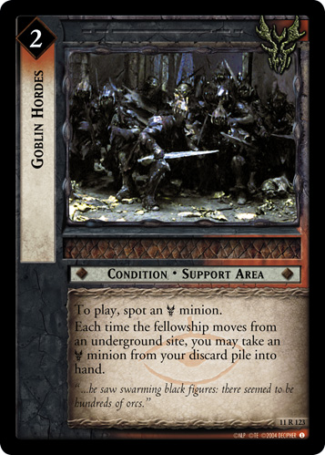 Goblin Hordes (11R123) Card Image