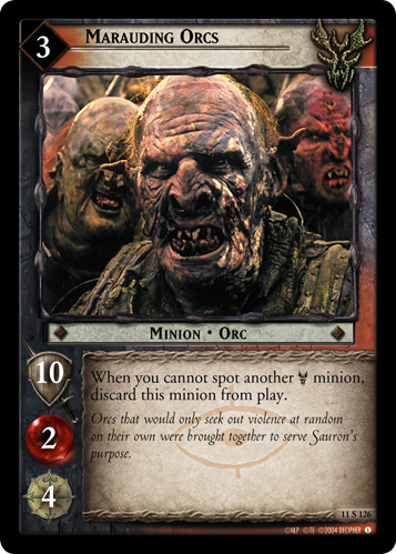 Marauding Orcs (11S126) Card Image