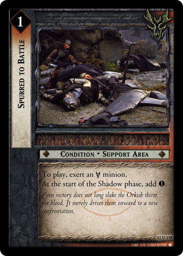 Spurred to Battle (11U139) Card Image
