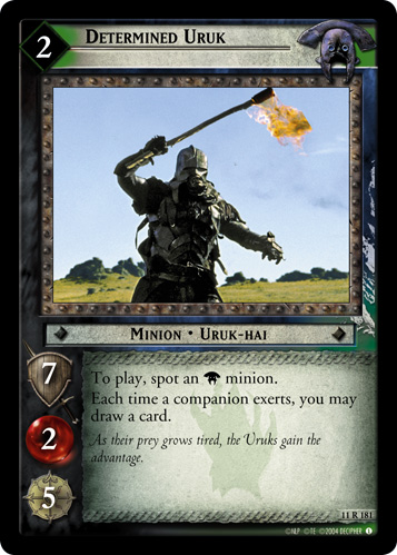 Determined Uruk (11R181) Card Image