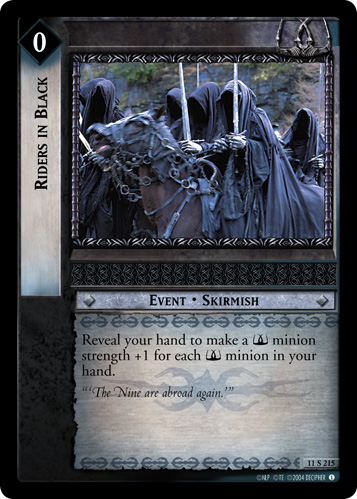 Riders in Black (11S215) Card Image