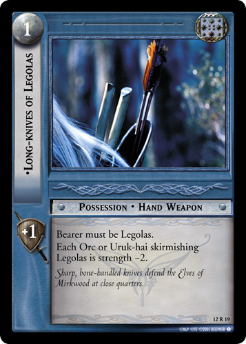 Long-knives of Legolas (12R19) Card Image