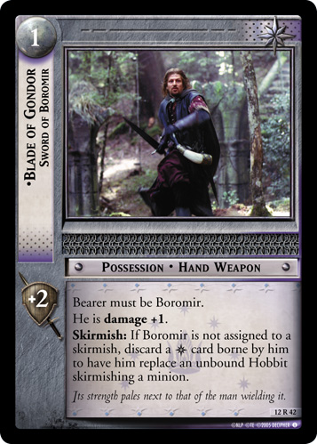 Blade of Gondor, Sword of Boromir (12R42) Card Image