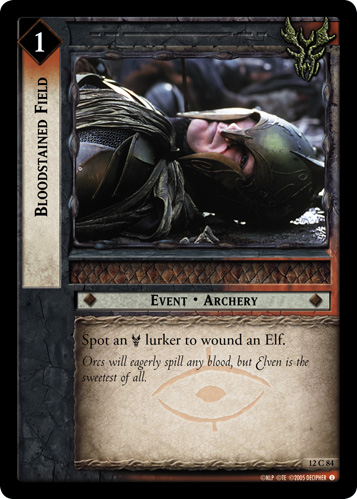 Bloodstained Field (12C84) Card Image
