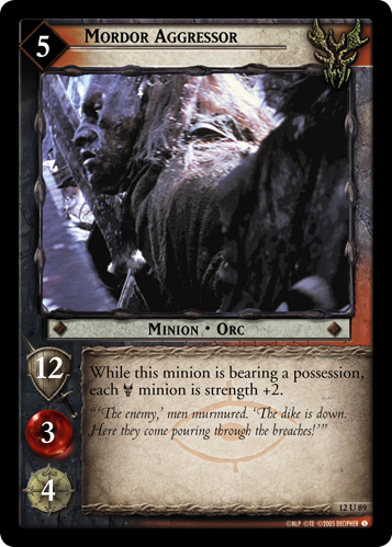 Mordor Aggressor (12U89) Card Image