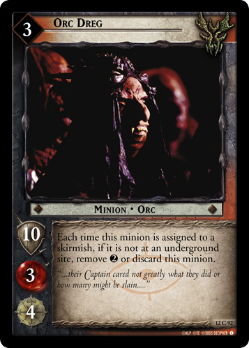Orc Dreg (12C92) Card Image