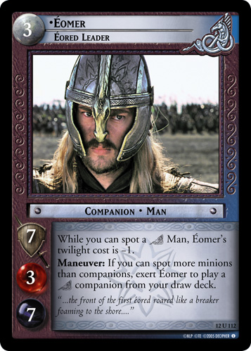 Eomer, Eored Leader (12U112) Card Image