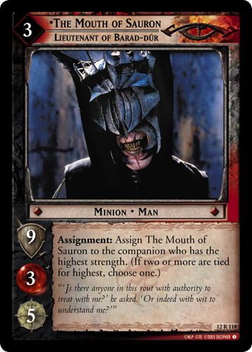 The Mouth of Sauron, Lieutenant of Barad-dur (12R118) Card Image