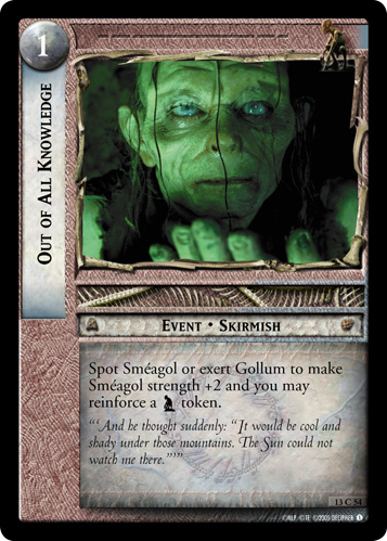 Out of All Knowledge (13C54) Card Image