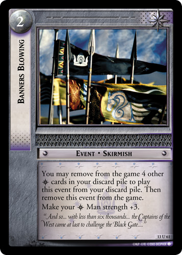 Banners Blowing (13U61) Card Image