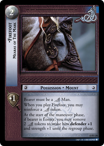 Firefoot, Mearas of the Mark (13R126) Card Image