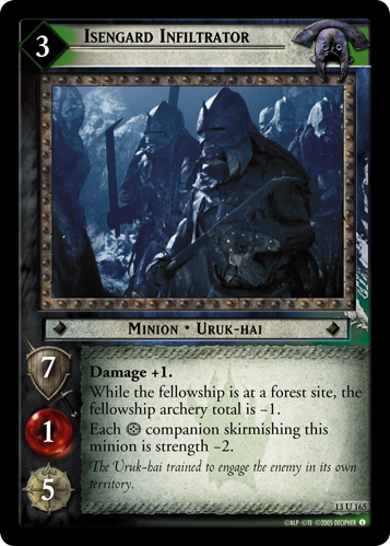 Isengard Infiltrator (13U165) Card Image