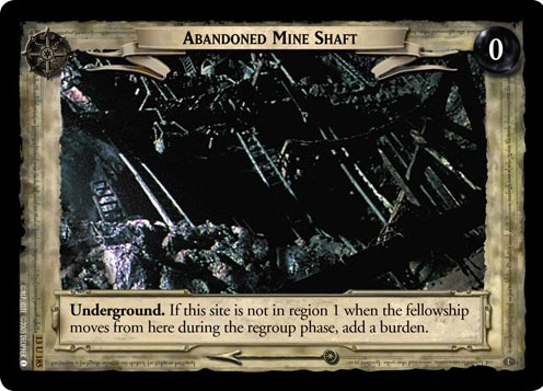 Abandoned Mine Shaft (13U185) Card Image