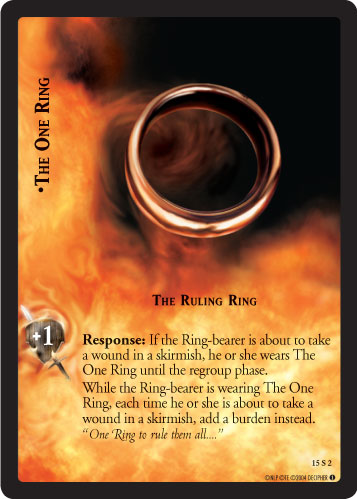 The One Ring, The Ruling Ring (15S2) Card Image