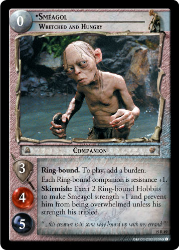 LotR TCG Wiki: Gollum, Stinker (T) (5R25T)