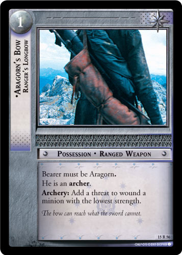 Aragorn's Bow, Ranger's Longbow (15R56) Card Image
