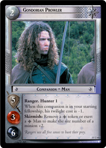 Gondorian Prowler (15U61) Card Image
