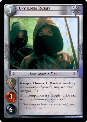 Unyielding Ranger (15C71) Card Image