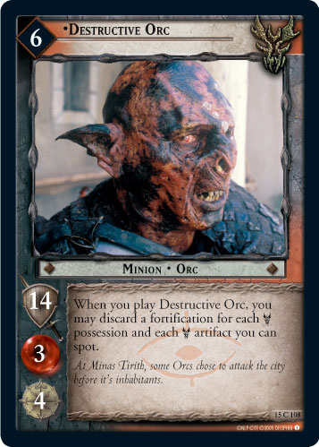 Destructive Orc (15C108) Card Image