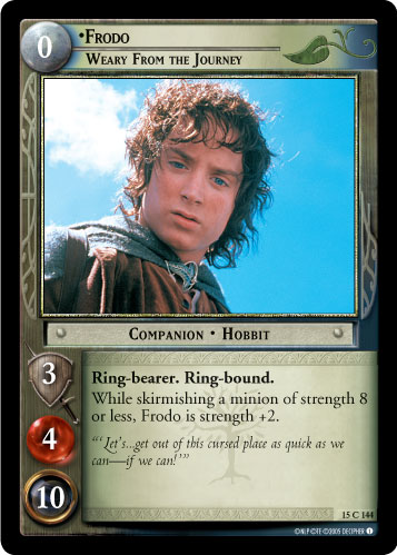 Frodo, Weary From the Journey (15C144) Card Image