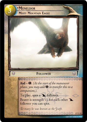 Meneldor, Misty Mountain Eagle (17U22) Card Image