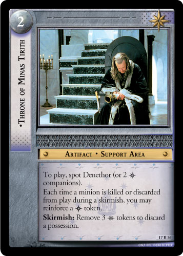 Throne of Minas Tirith (17R36) Card Image