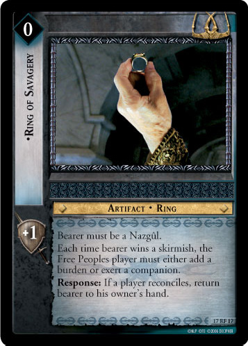 Ring of Savagery (F) (17RF17) Card Image