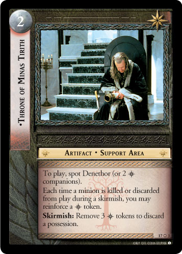 Throne of Minas Tirith (O) (17O3) Card Image