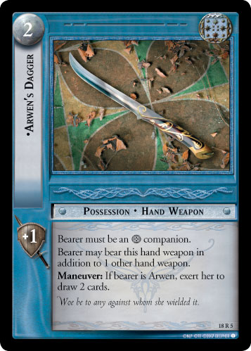 Arwen's Dagger (18R5) Card Image