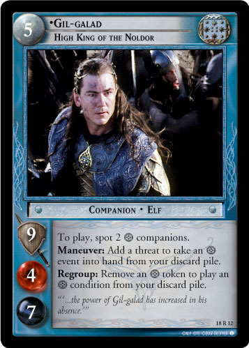 Gil-galad, High King of the Noldor (18R12) Card Image