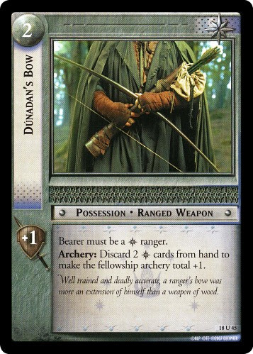 Dunadan's Bow (18U45) Card Image